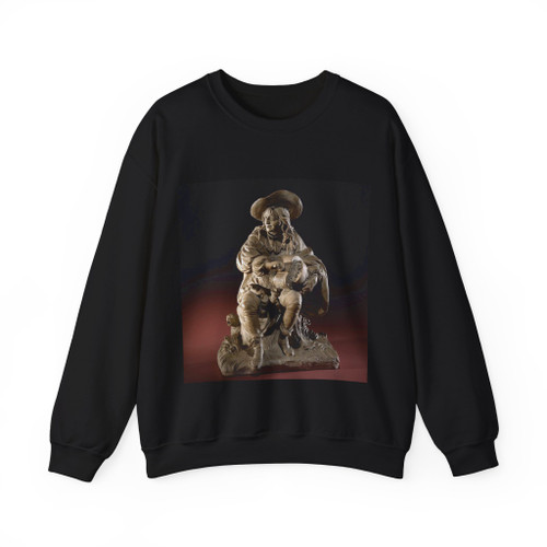 Hurdy-Gurdy Player (Artwork) Crewneck Sweatshirt