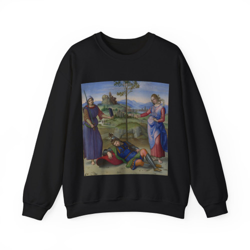 RAFFAELLO Sanzio - Allegory (The Knight's Dream) (Artwork) Crewneck Sweatshirt