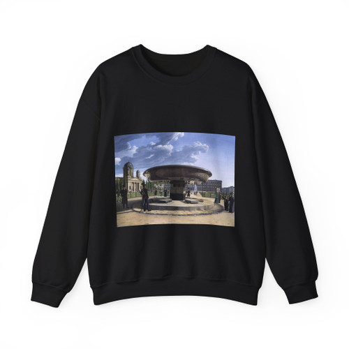 HUMMEL, Johann Erdmann - Granite Basin in the Lustgarten (Artwork) Crewneck Sweatshirt