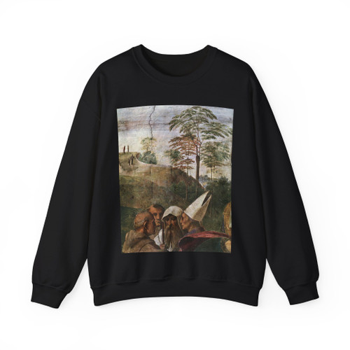 RAFFAELLO Sanzio - La Disputa (detail)4 (Artwork) Crewneck Sweatshirt
