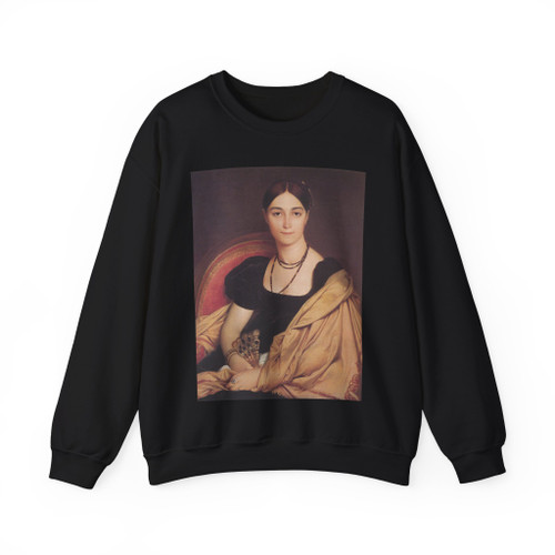INGRES, Jean-Auguste-Dominique - Madame Duvaucey (Artwork) Crewneck Sweatshirt