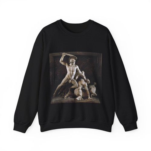 CANOVA, Antonio -from 1800- Theseus and the Centaur (Artwork) Crewneck Sweatshirt