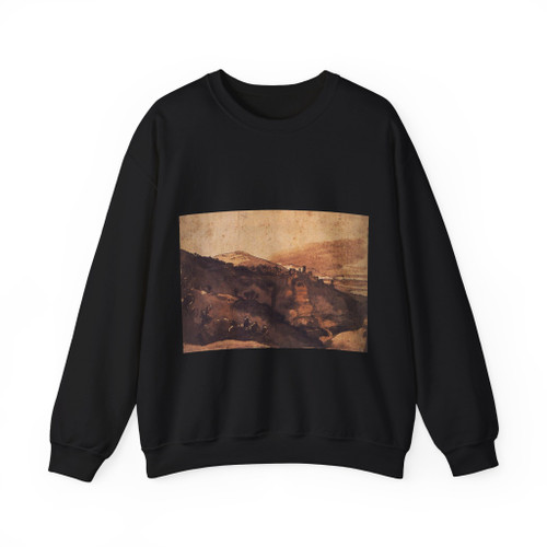 CLAUDE LORRAIN - View of Tivoli (Artwork) Crewneck Sweatshirt