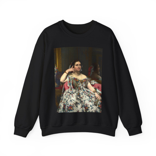 INGRES, Jean-Auguste-Dominique - Madame Moitessier (Artwork) Crewneck Sweatshirt