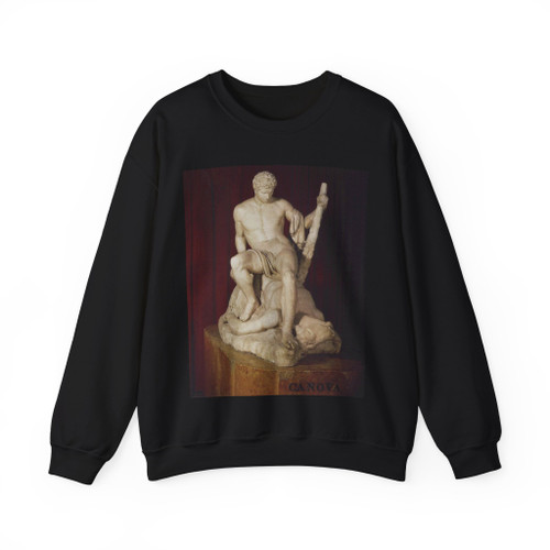 CANOVA, Antonio -until 1799- Theseus and the Minotaur (Artwork) Crewneck Sweatshirt