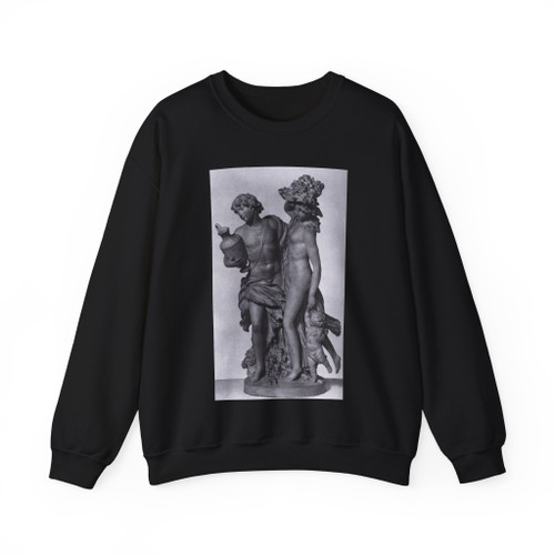 CLODION - Pair of Bacchic Figures with a Child (Artwork) Crewneck Sweatshirt