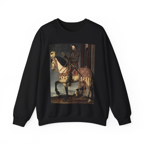 CLOUET, Francois - Portrait of Francis I, King of France (Artwork) Crewneck Sweatshirt