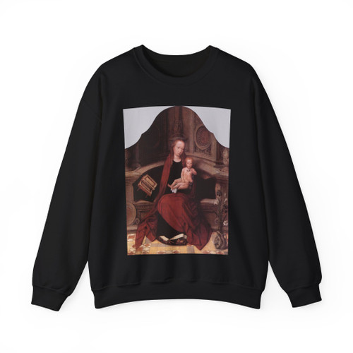 ISENBRANT, Adriaen - Virgin and Child Enthroned (Artwork) Crewneck Sweatshirt
