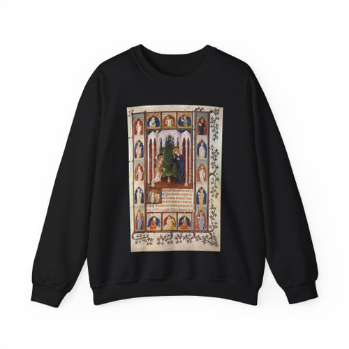 JACQUEMART de Hesdin - The Annunciation (Artwork) Crewneck Sweatshirt