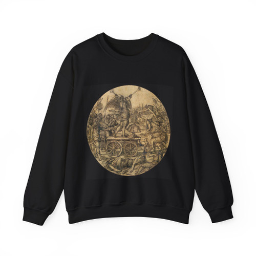 COECKE VAN AELST, Pieter - The Triumph of Fame (Artwork) Crewneck Sweatshirt