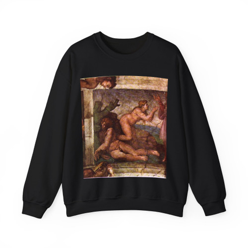 MICHELANGELO, Buonarroti - The Creation of Eve1 (Artwork) Crewneck Sweatshirt