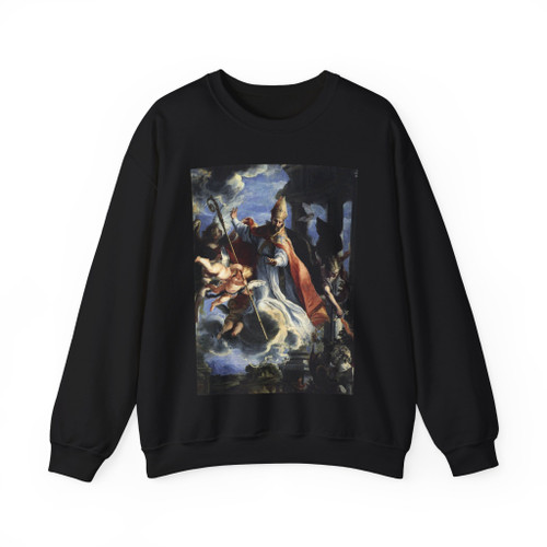 COELLO, Claudio - The Triumph of St Augustine (Artwork) Crewneck Sweatshirt