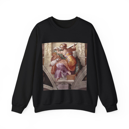 MICHELANGELO, Buonarroti - The Libyan Sibyl (Artwork) Crewneck Sweatshirt