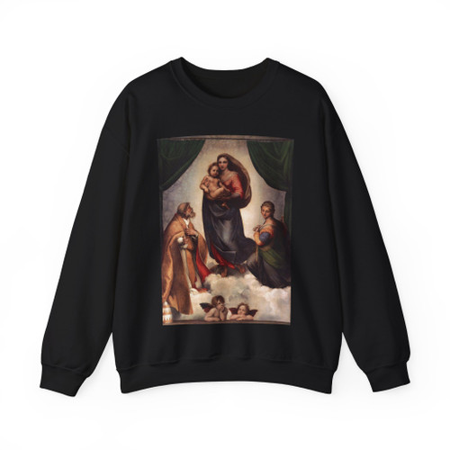 RAFFAELLO Sanzio - The Sistine Madonna (Artwork) Crewneck Sweatshirt
