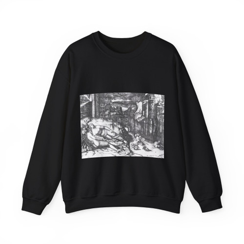 RAIMONDI, Marcantonio - The Dream of Raphael (Artwork) Crewneck Sweatshirt
