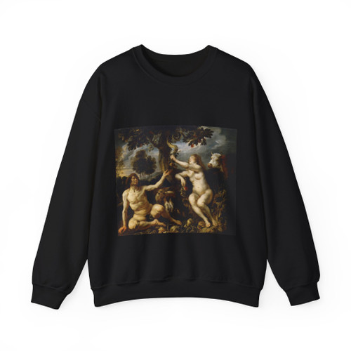 JORDAENS, Jacob - The Fall of Man (Artwork) Crewneck Sweatshirt