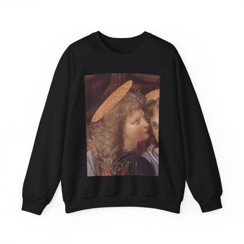 LEONARDO da Vinci - baptism angels d1 (Artwork) Crewneck Sweatshirt