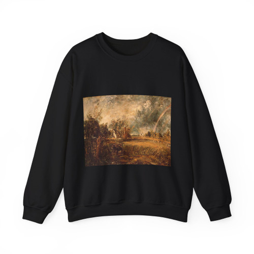 CONSTABLE, John - Cottage Rainbow Mill (Artwork) Crewneck Sweatshirt