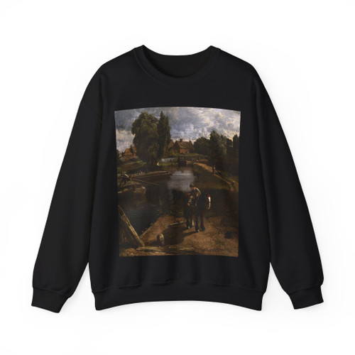 CONSTABLE, John - Flatford Mill (detail) (Artwork) Crewneck Sweatshirt