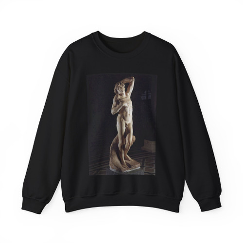 MICHELANGELO, Buonarroti -Pope Julius II- Slave (dying) (Artwork) Crewneck Sweatshirt