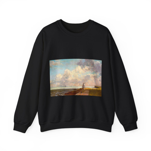 CONSTABLE, John - Harwich lighthouse (Artwork) Crewneck Sweatshirt