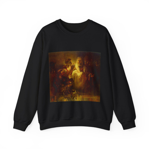 REMBRANDT Harmenszoon van RIJN - Peter Denouncing Christ (Artwork) Crewneck Sweatshirt
