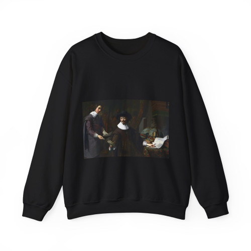KEYSER, Thomas de - Portrait of Constantijn Huygens and his (Artwork) Crewneck Sweatshirt
