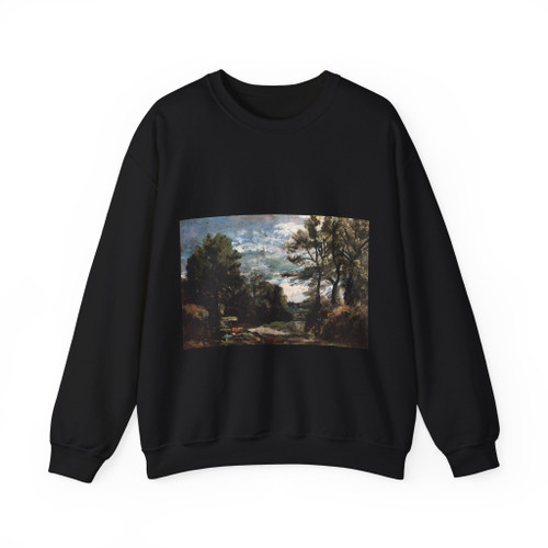 CONSTABLE, John - A Lane near Flatford (Artwork) Crewneck Sweatshirt