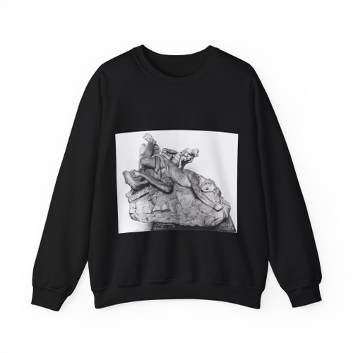 LEMOYNE, Jean-Baptiste I - The Death of Hippolytus (Artwork) Crewneck Sweatshirt