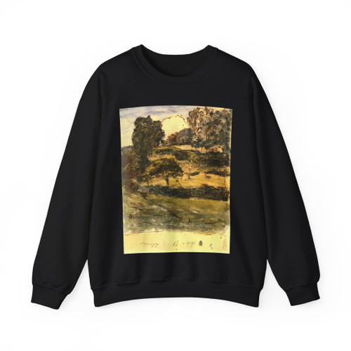 MILLET, Jean-Francois - Pastures in Normandy (Artwork) Crewneck Sweatshirt