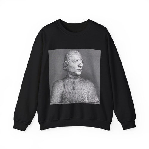 MINO da Fiesole - Portrait of Astorgio Manfredi (Artwork) Crewneck Sweatshirt