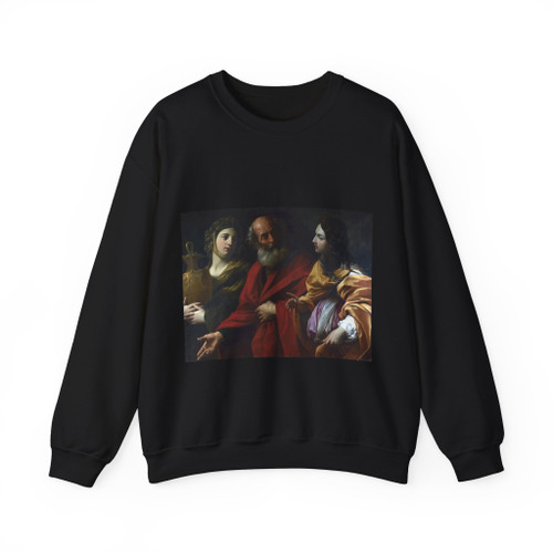 RENI, Guido - Lot and his Daughters leaving Sodom (Artwork) Crewneck Sweatshirt
