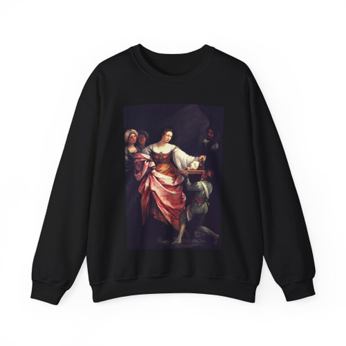 RENI, Guido - Salome with the Head of Saint John the Baptist (Artwork) Crewneck Sweatshirt