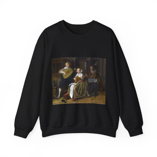 MOLENAER, Jan Miense - A Young Man and Woman making Music (Artwork) Crewneck Sweatshirt