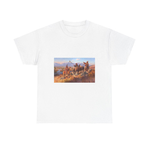 Jim C. Norton, Scouting For A Winter Camp (Native Americans in Art) T-Shirt