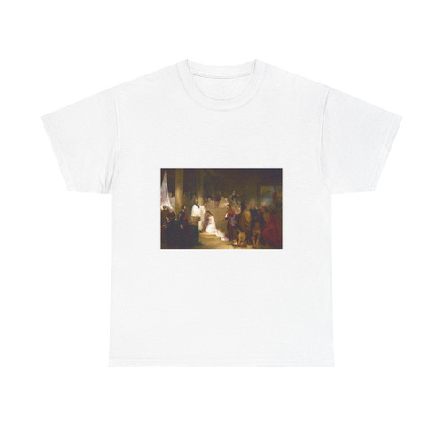 John Gadsby Chapman - Baptism of Pocahontas (Native Americans in Art) T-Shirt