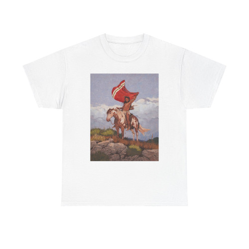 Kim Mackey-The Buffalo Signal (Native Americans in Art) T-Shirt