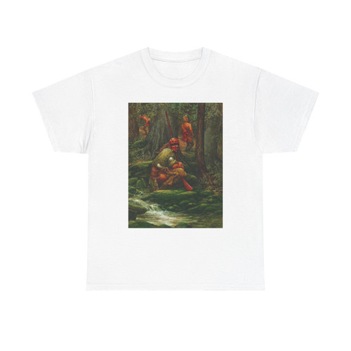 Andrew Knez - Watching the Back Trail (Native Americans in Art) T-Shirt