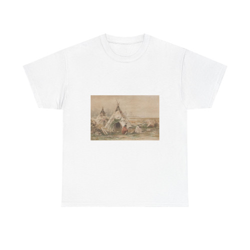 Frederick A. Verner Indian Encampment (1891) (Native Americans in Art) T-Shirt