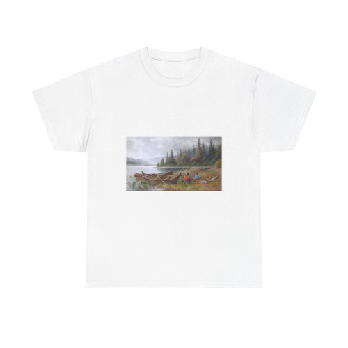Frederick A. Verner Indian Encampment (1919) (Native Americans in Art) T-Shirt