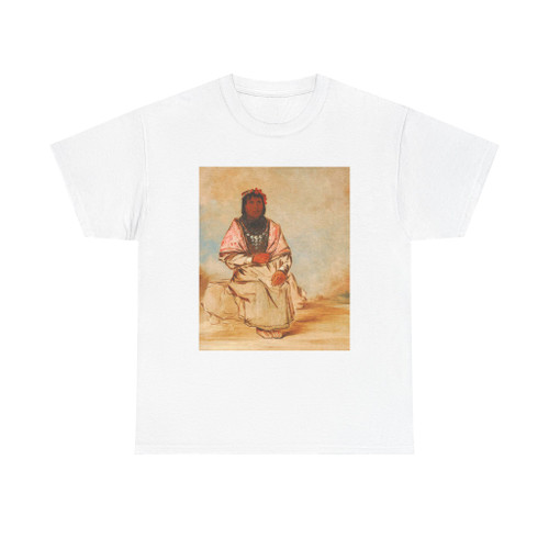 George Catlin - A Seminole Woman (1838) (Native Americans in Art) T-Shirt