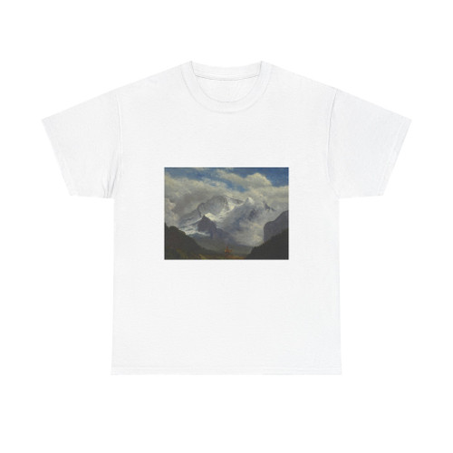 Albert Bierstadt - Above the Timberline (Native Americans in Art) T-Shirt