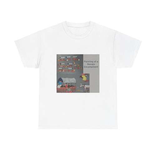 Andrew Van Tsihnahjinnie - Navajo Encampment (Native Americans in Art) T-Shirt
