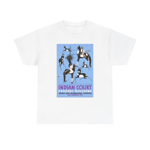 Indian court, Antelope hunt from a Navaho (Native Americans in Art) T-Shirt