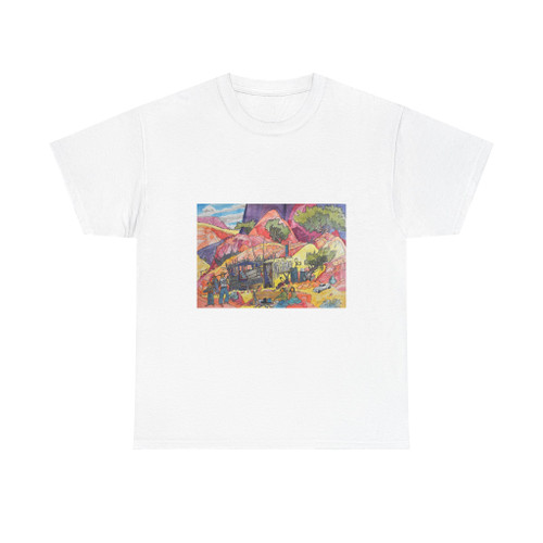 Baje Whitethorne - The Small Canyon (Native Americans in Art) T-Shirt