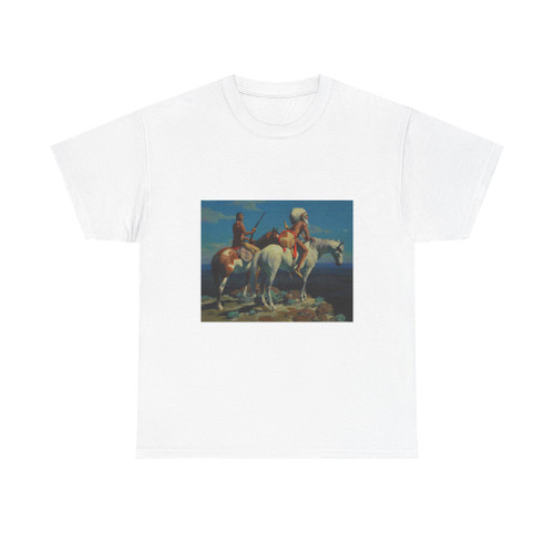 David Mann, High Plains Moon (Native Americans in Art) T-Shirt