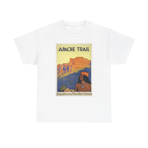 Apache Trail - Southern Pacific Lines (Native Americans in Art) T-Shirt