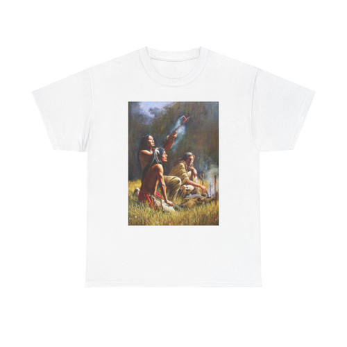 Kirk Stirnweis - Calling Backthe Buffalo (Native Americans in Art) T-Shirt