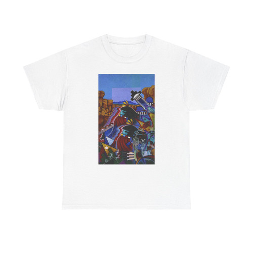 Michael Kabotie - Kachinas Emerging (Native Americans in Art) T-Shirt