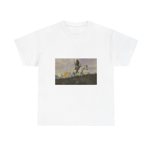 Ron Stewart - Mounted Indian (Native Americans in Art) T-Shirt
